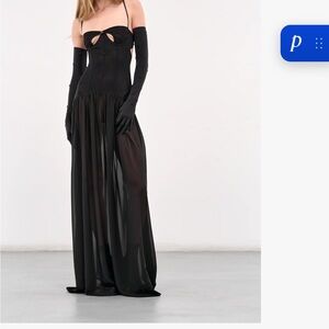 Chic Strapless Black Dress